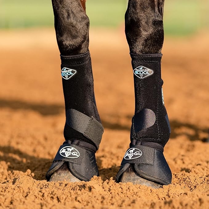 Professional's Choice Ballistic Overreach Bell Boots for Horses | Superb Protection, Durability & Comfort | Quick Wrap Hook & Loop