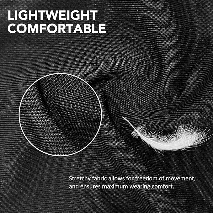 Harrison Howard Super Comfort Stretchy Fly Mask Large Eye Space with UV Protection Soft on Skin with Breathability Piano Black Extra-Full (Extra-Large)