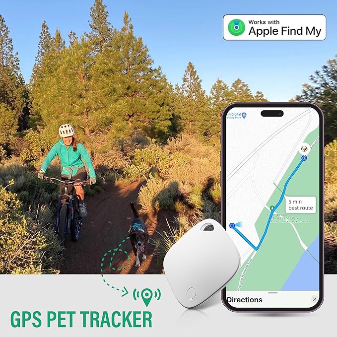 i tag Dog Shock Collar No Monthly Rent GPS trackers for Dogs (Only iOS) with Smart Tracker 2 in-1 Dog Training Collar with Remote Innovative IPX7 Waterproof, for All Breeds Sizes