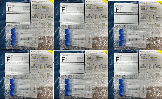 Triton Labs ICP-OES Water Test Kit - Full Lab Test of 45 Elements Saltwater Reef Testing Kit Bundle Triton ICP Label Included (SIX Kits), white
