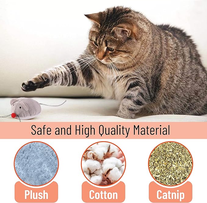 Mr. Pen- Catnip Toys, 7 Pcs, Mouse Cat Toy, Catnip Toys for Indoor Cats, Cat Nip Toys, Catnip Toys for Cats, Mouse Toy for Cats, Cat Toy Mouse, Toys with Catnip, Cat Toys Mice