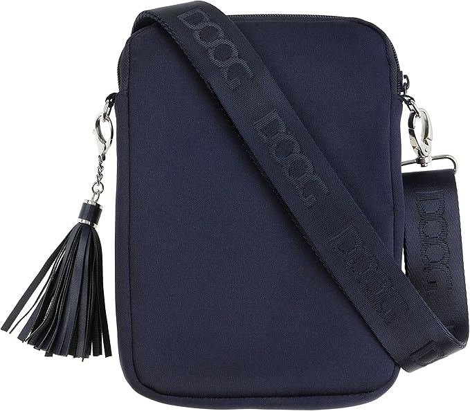 DOOG | Walkie Bag | Adjustable Shoulder Bag with Poo Bag Compartment and Water Bottle Compartment | Neosport Navy