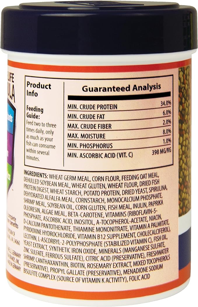 Tetra Goldfish Variety Pellets, Balanced Diet, 1.87 Ounce