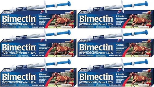 Ivermectin Paste Horse Wormer (1.87 Ivermectin) - 6 DOSES, Model: , Home & Outdoor StoreQ