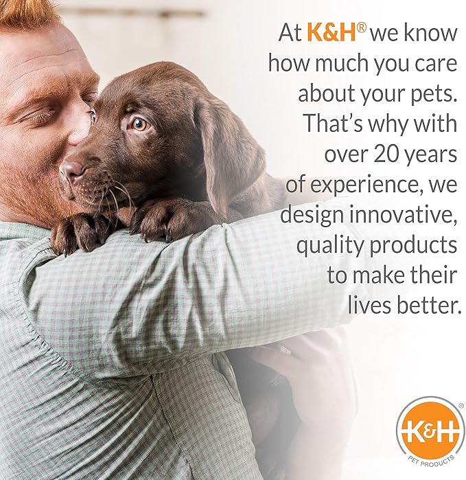 K&H Pet Products Self-Warming Crate Pad Tan Large 25 X 37 Inches
