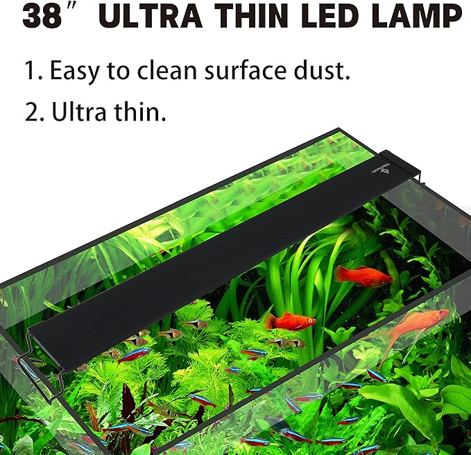 Aquarium Lights Fish Tank Light (Switch Version, 38-44'')