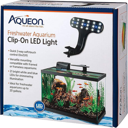 Aqueon Freshwater Aquarium Clip-On LED Light One Size