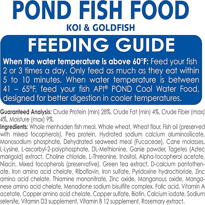 API POND FISH FOOD Pond Fish Food 2.68-Pound Bag