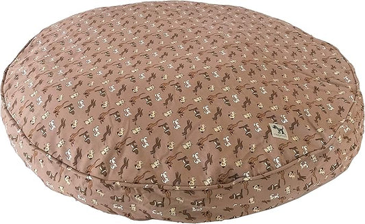 Molly Mutt Medium to Large Dog Bed Cover - Daysleeper Print - Measures 36”x36”x5’’ - 100% Cotton - Durable - Breathable - Sustainable - Machine Washable Dog Bed Cover