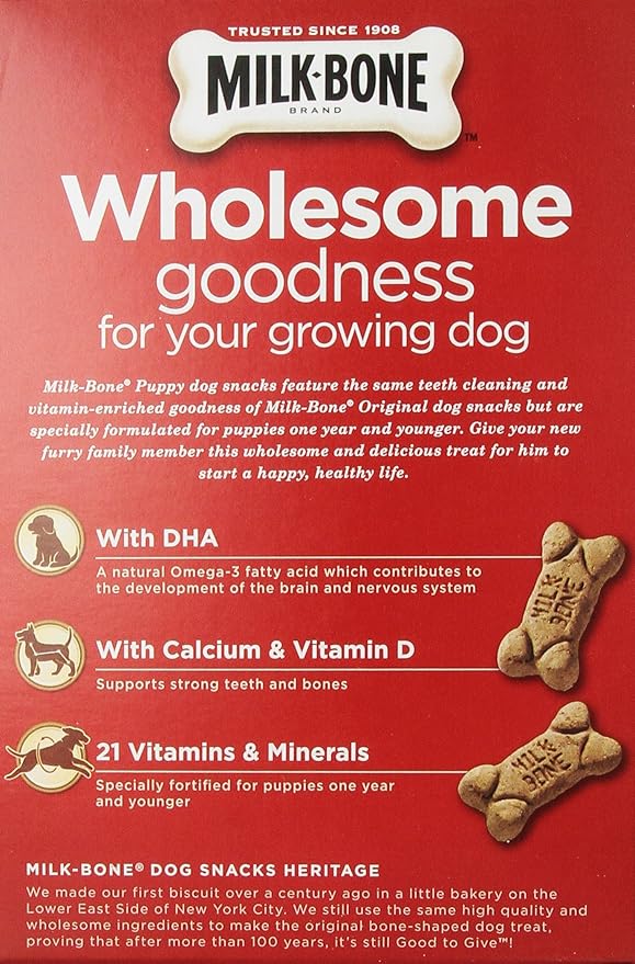Milk-Bone Original Puppy Dog Treats, 16-Ounce (Pack Of 6)