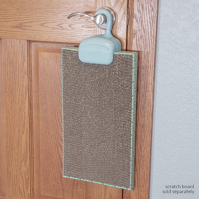 Kitty City XL Wide Corrugate Cat Scratchers 3 Pieces, Cat Scratching, Cat Scratch Pad, Door Clips, Furniture Protectors from Cat Scratching