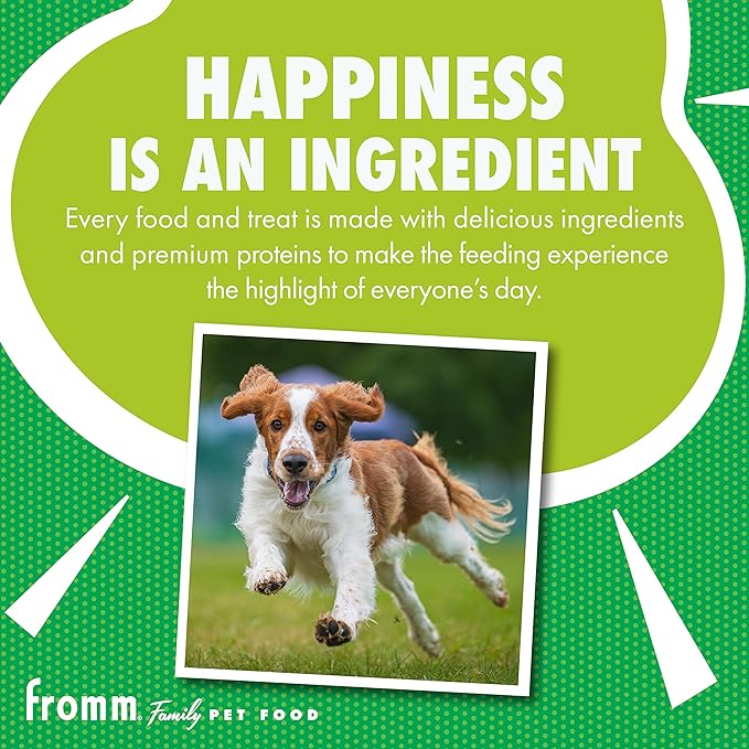 Fromm Pop'etts Banana Peanut Buster Cracker Dog Snacks - Premium Dog Treats - Banana Recipe - 6 oz