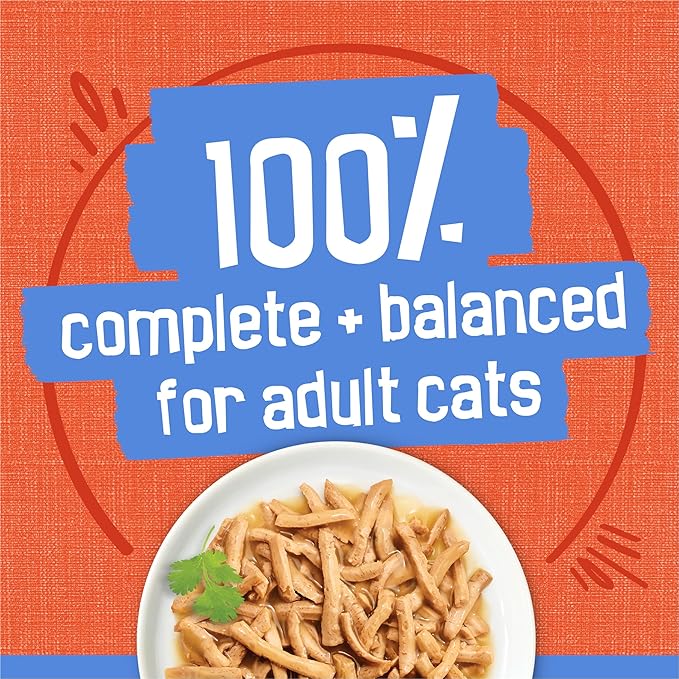 Purina Friskies Gravy Wet Cat Food, Shreds Chicken & Salmon Dinner in Gravy - (Pack of 24) 5.5 oz. Cans
