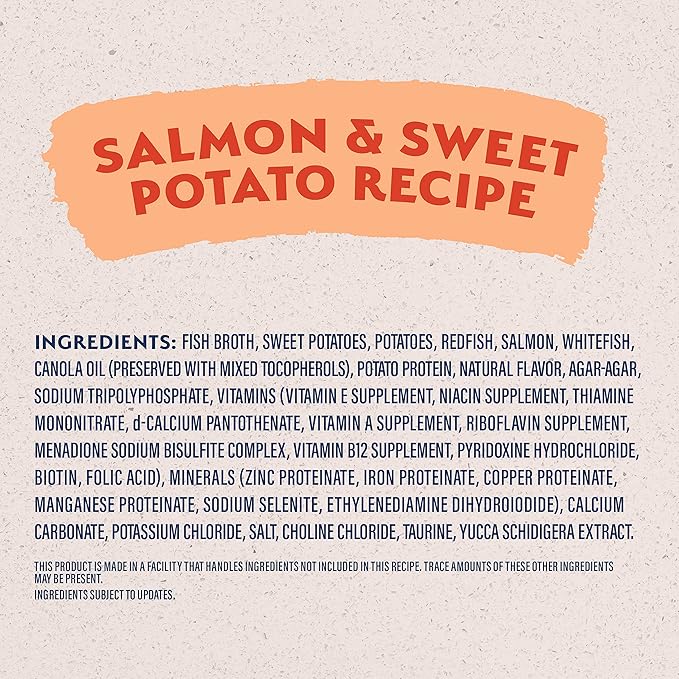 Natural Balance Limited Ingredient Adult Grain-Free Wet Canned Dog Food, Sweet Potato & Salmon Recipe, 13 Ounce (Pack of 12)