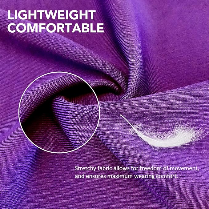Harrison Howard Super Comfort Stretchy Fly Mask Large Eye Space with UV Protection Soft on Skin with Breathability Fly Mask -Amethyst Full (Large)