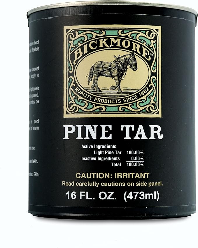 Pine Tar 16oz - Hoof Care Formula for Horses