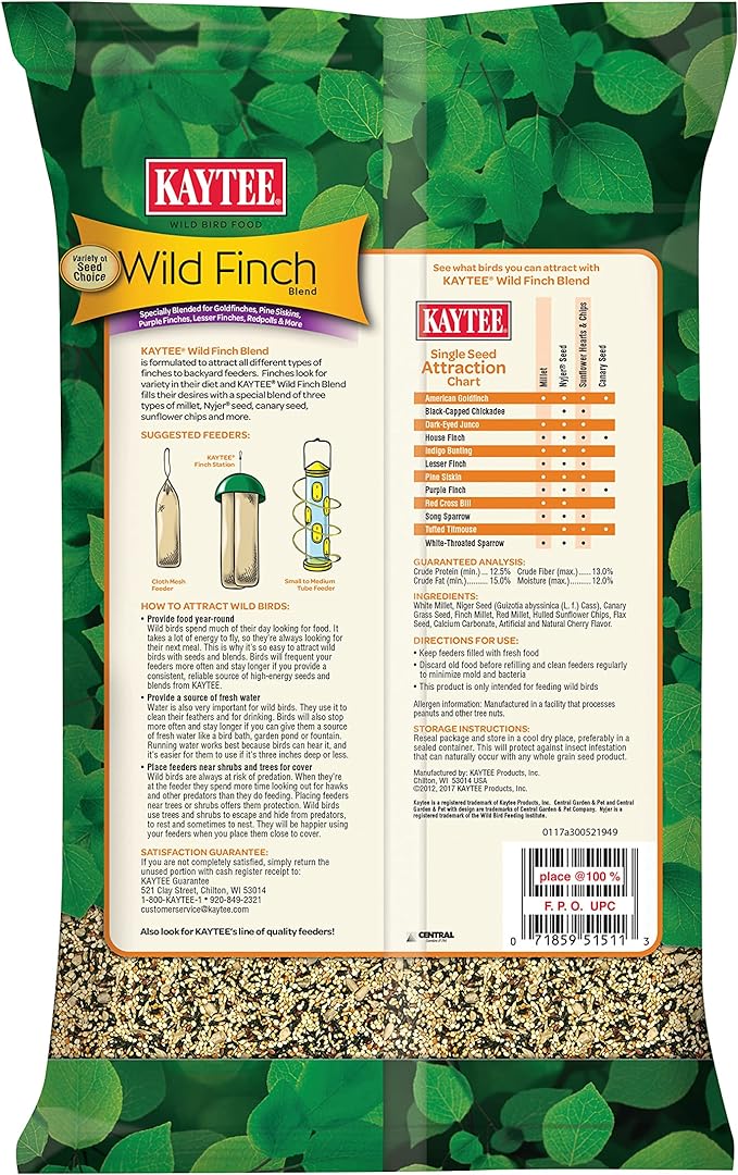 Kaytee Wild Bird Finch Food Blend, 3 lb