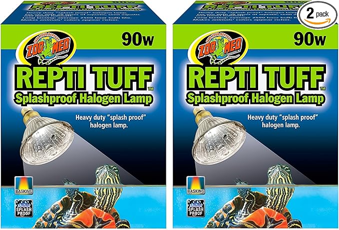 (2 Pack) Repti Tuff Halogen Lamp 90W