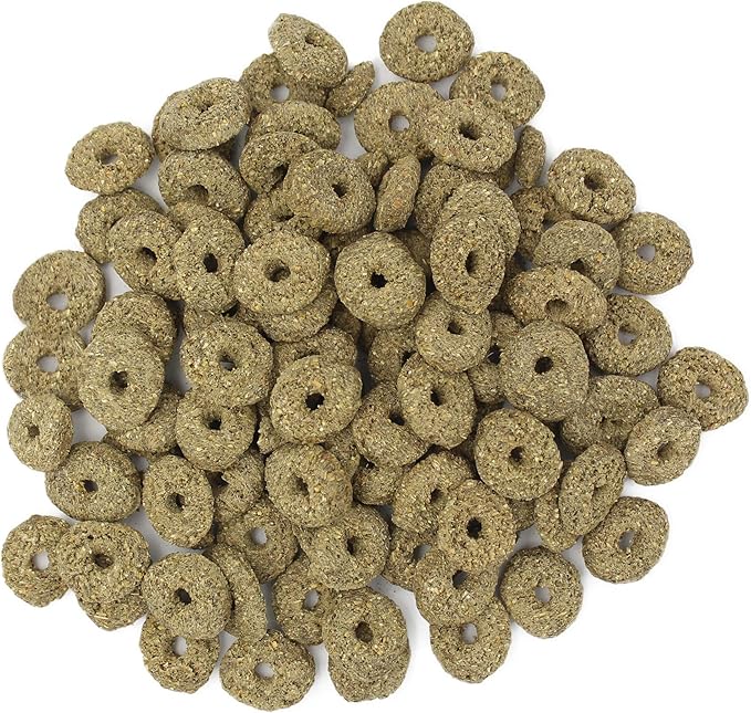 Vitakraft Nibble Rings Small Animal Treats - Crunchy Alfalfa Snack - For Rabbits, Guinea Pigs, Hamsters, and More