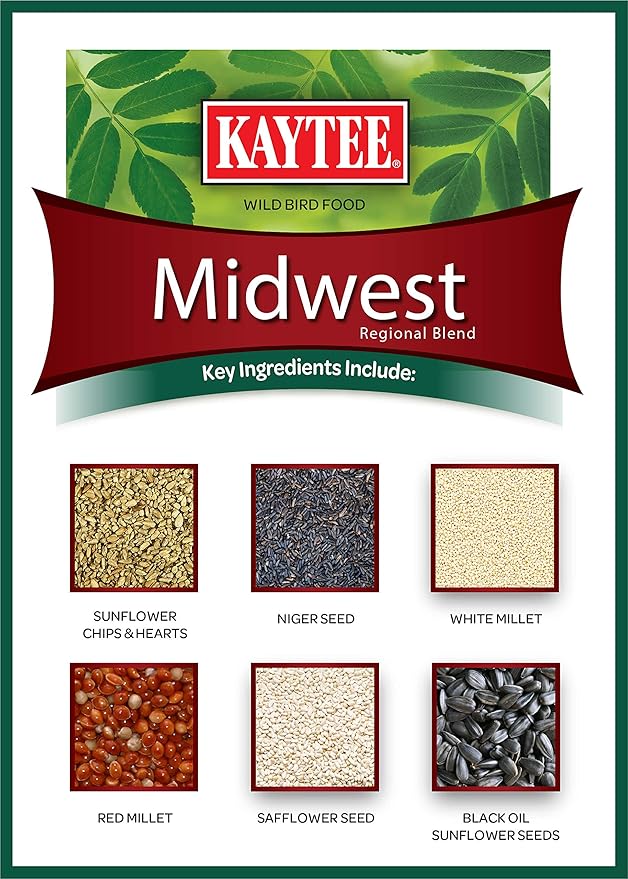 Kaytee Midwest Regional Wild Bird Food, 7 Pound