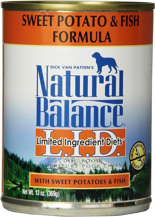 Natural Balance Fish Sweet Potato Formula Dog Food (Pack Of 12 13-Ounce Cans)