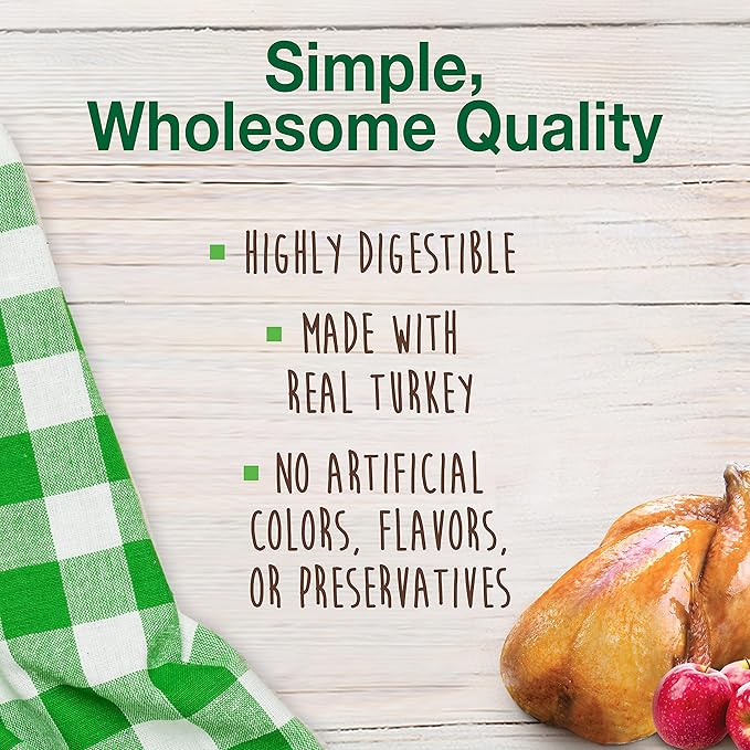 Nylabone Healthy Edibles Natural Dog Chews Long Lasting Turkey & Apple Treats for Dogs, X-Large/Souper (1 Count)