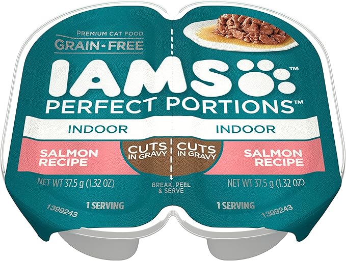 IAMS Perfect Portions Healthy Grain Free Wet Cat Food, (24 Twin Packs)