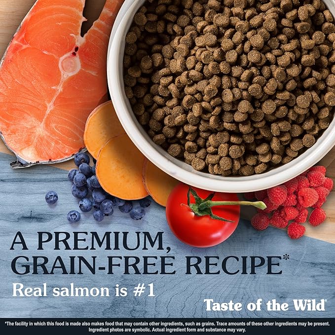 Taste Of The Wild Pacific Stream Grain-Free Dry Puppy Food With Smoke-Flavored Salmon 5lb