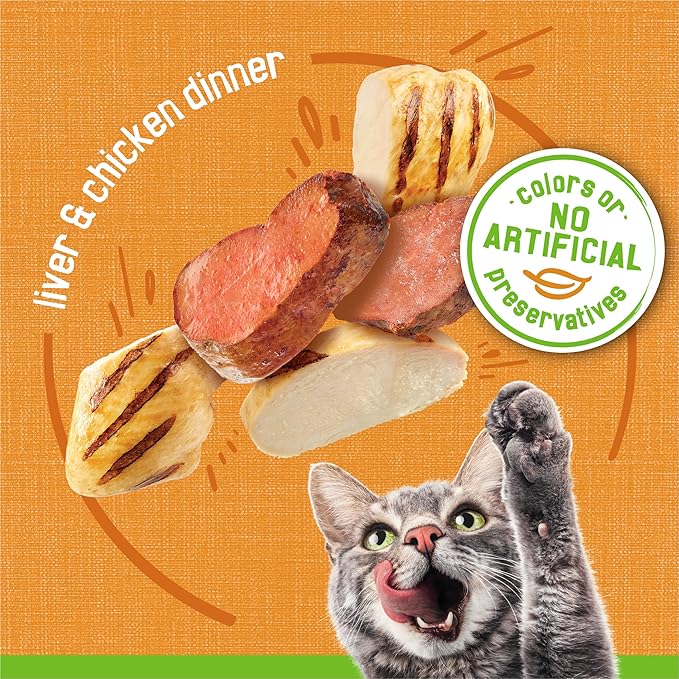 Purina Friskies Pate Wet Cat Food, Liver & Chicken Dinner - (Pack of 24) 5.5 oz. Cans