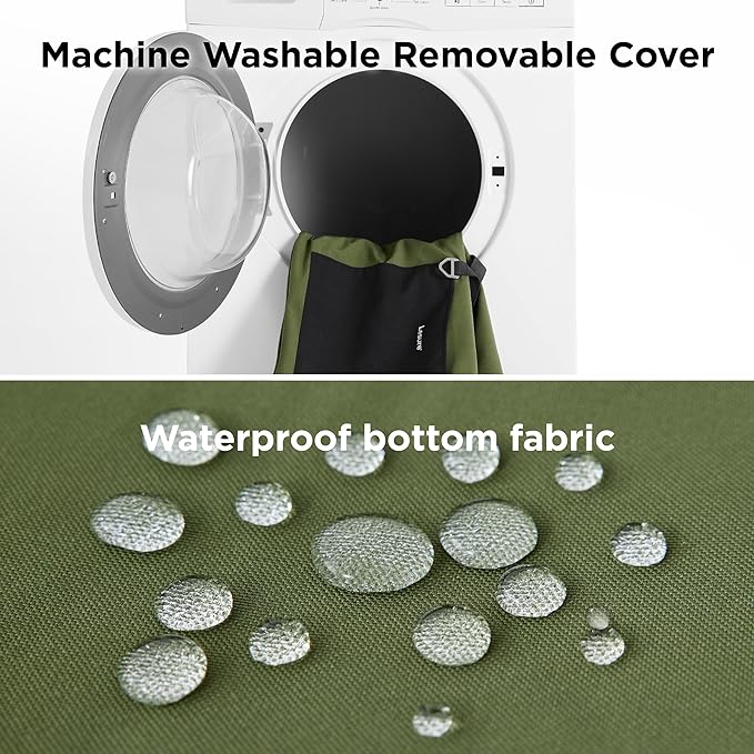 Lesure Small Dog Car Seat for Small Dogs - Waterproof Dog Booster Seat for Car with Storage Pockets and Clip-On Safety Leash and Thickened Memory Foam Filling, Pet Travel Carrier Bed Cypress Green