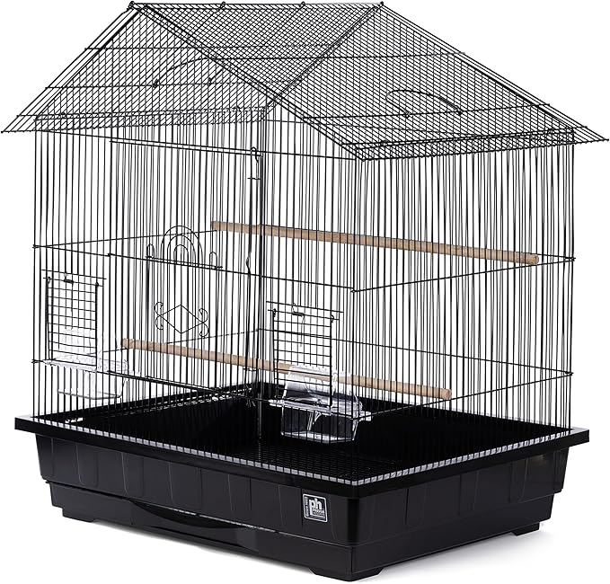 Prevue Pet Products Conure Manor Metal Birdcage for Small, Medium Birds with 2 Cups and Perches