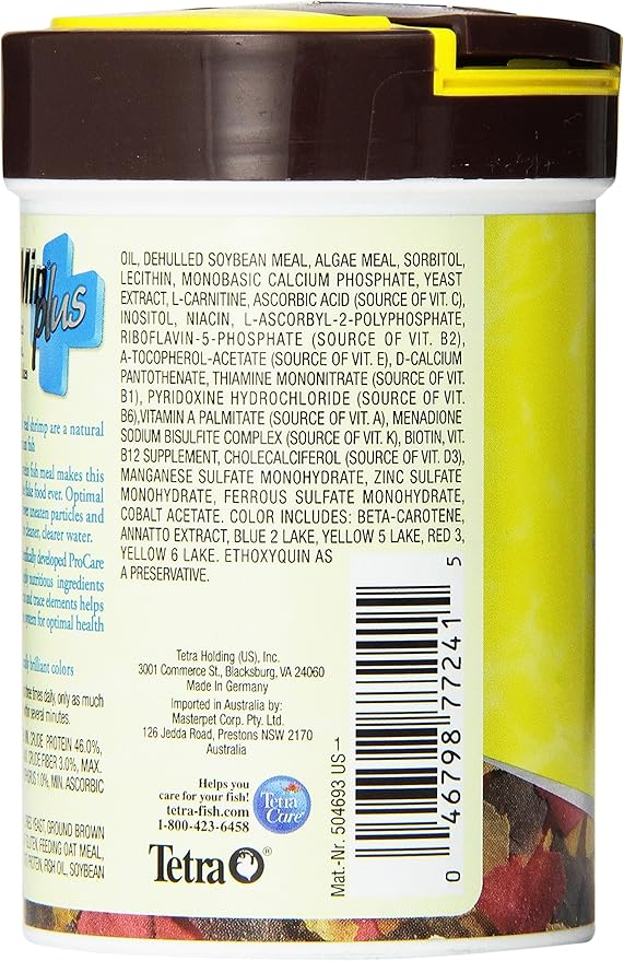 TetraMin Plus Tropical Flakes, Cleaner and Clearer Water Formula, 1-Ounce