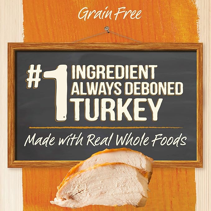 Merrick Grain Free Wet Dog Food, Premium Gluten Free Canned Adult Dog Food, Thanksgiving Day Dinner - (Pack of 12) 12.7 oz. Cans