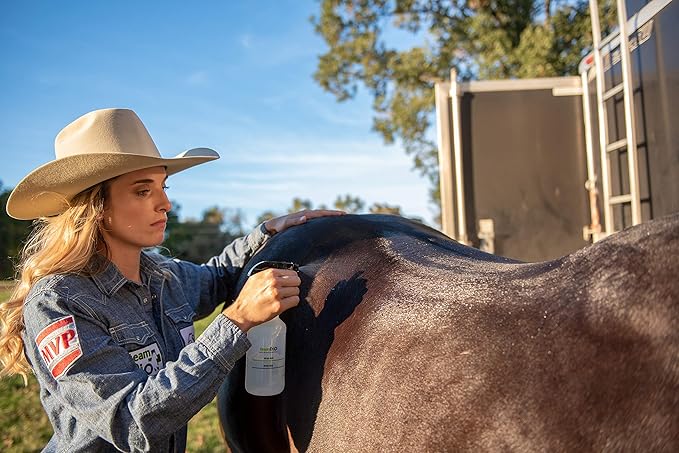 Liniment Spray Concentrate - Veterinary Strength - Odorless and Colorless - Pain Relief Topical Analgesic Horse Cream for Joint and Muscle Pain - Spray Wrap Soak - Natural Mineral