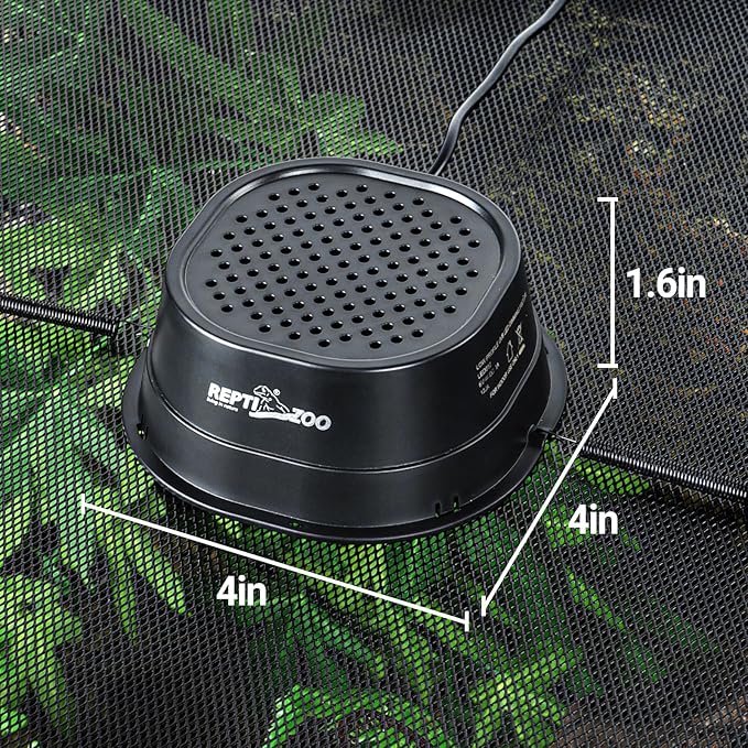 REPTI ZOO UVB Reptile Light with Dimming, LED UVB Light Bulb Fixture for Bearded Dragon Gecko Lizard Turtle Snake, Adjustable Brightness UVB Lamp for Tropical & Desert Reptile