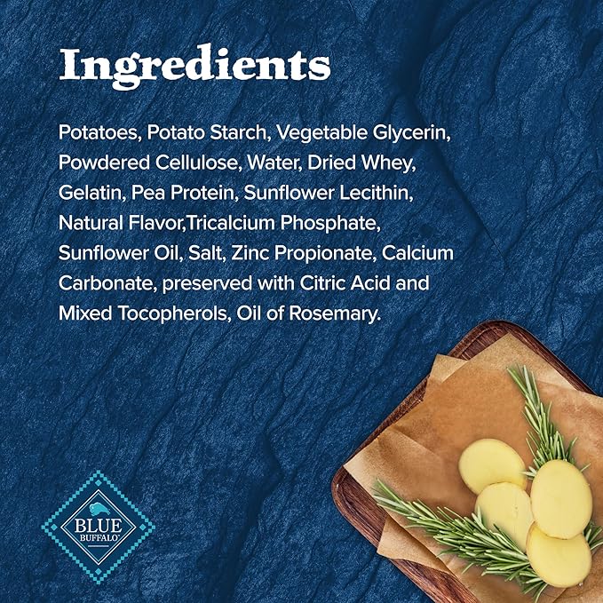 Blue Buffalo Wilderness Wild Bones Grain-Free Dental Chews Dog Treats, Small, 27-oz Bag