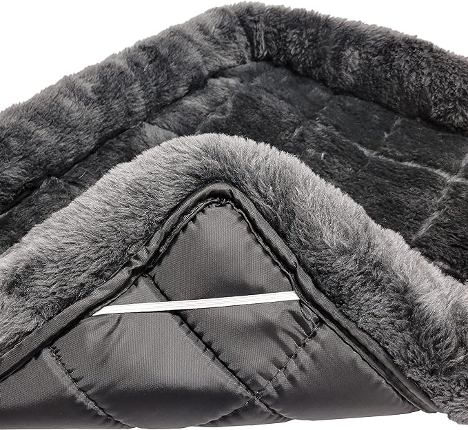 MidWest Homes for Pets Bolster Dog Bed 18L-Inch Gray Dog Bed or Cat Bed w/ Comfortable Bolster | Ideal for "Toy" Dog Breeds & Fits an 18-Inch Crate | Easy Maintenance Machine Wash & Dry