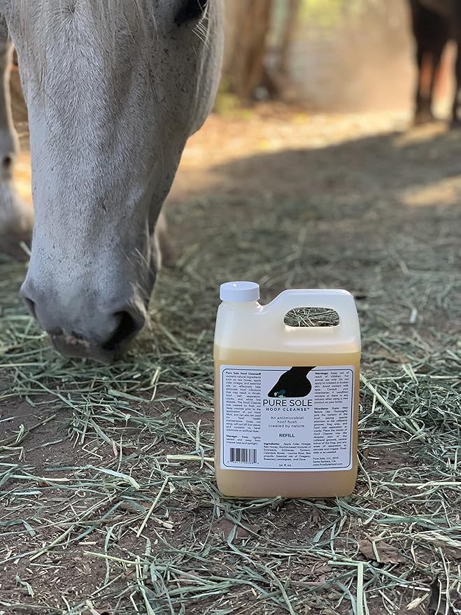 Horse Hoof Cleaner, Thrush and White Line Treatment for Horses, Hoof Cleanse, All Natural Horse Hoof Care Products to Maintain A Healthy Hoof