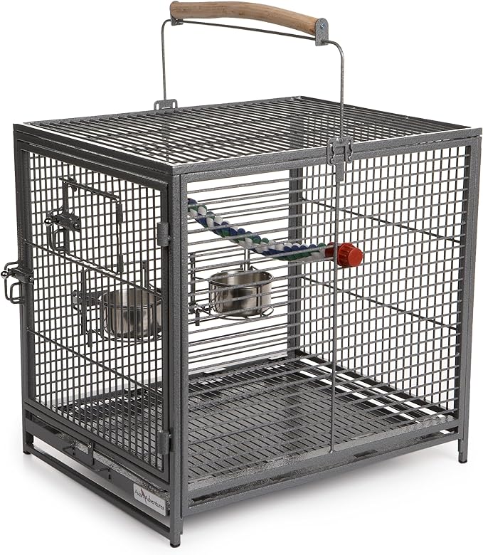 MidWest Homes for Pets Avian Adventures Poquito Avian Hotel, Platinum, 14"L x 18"W x 14"H For Bird
