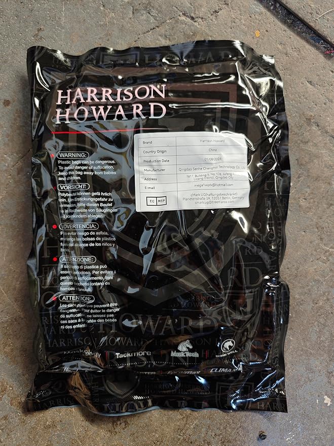 Harrison Howard CareMaster Horse Fly Mask Standard Black Medium Cob