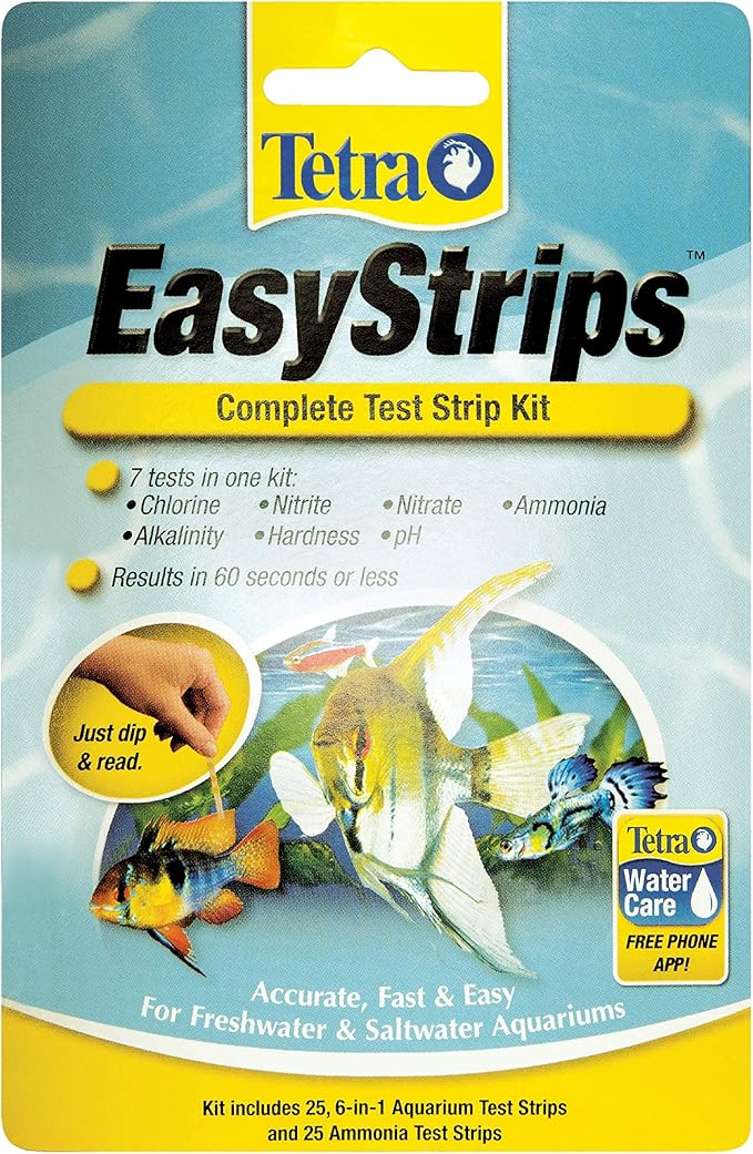 Tetra EasyStrips Complete Aquarium Test Kit, 150 Pack