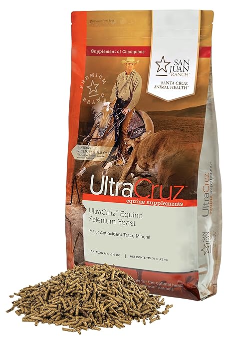 UltraCruz - sc-516463 Equine Selenium Yeast Supplement for Horses, 10 lb, Pellet (80 Day Supply)