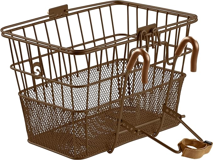 Retrospec Rover Waggin' Pet Bike Trailer - Small & Medium Sized Dogs Bicycle Carrier - Foldable Frame with 16 Inch Wheels - Non-Slip Floor & Internal Leash