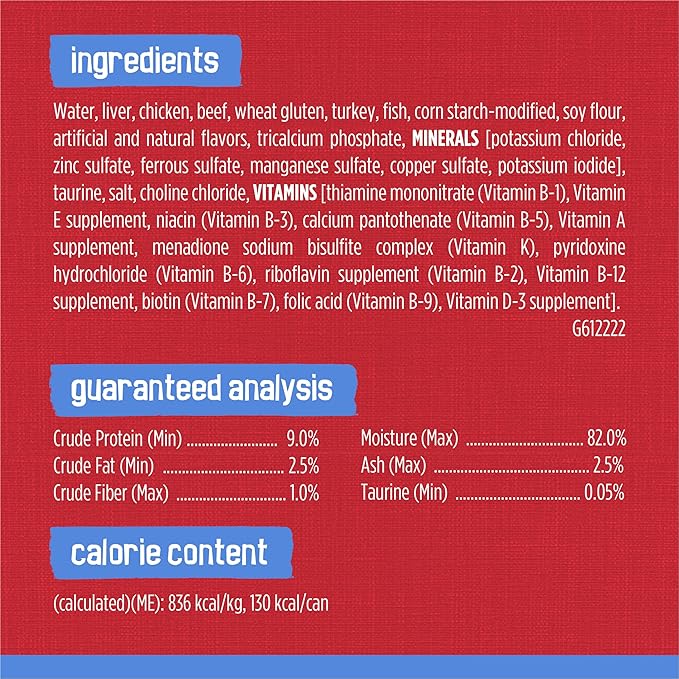 Purina Friskies Gravy Wet Cat Food, Shreds With Beef in Gravy - (Pack of 24) 5.5 oz. Cans