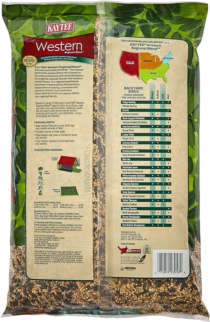 Kaytee Western Regional Wild Bird Seed, 7 lb