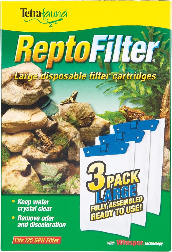 Tetra ReptoFilter Filter Cartridges, With Whisper Technology