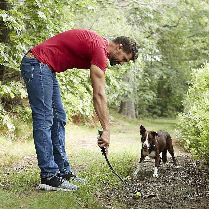 Franklin Pet Supply Tennis Ball Launcher for Dogs - Dog Ball + Tennis Ball Thrower for Fetch - Perfect Toy for Large + Small Dogs