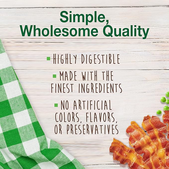 Nylabone Healthy Edibles Natural Dog Chews Long Lasting Bacon Flavor Treats for Dogs, Small/Regular (1 Count)