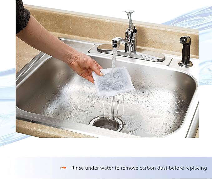 Aqueon Aquarium Fish Tank Replacement Filter Cartridges Large - 9 pack