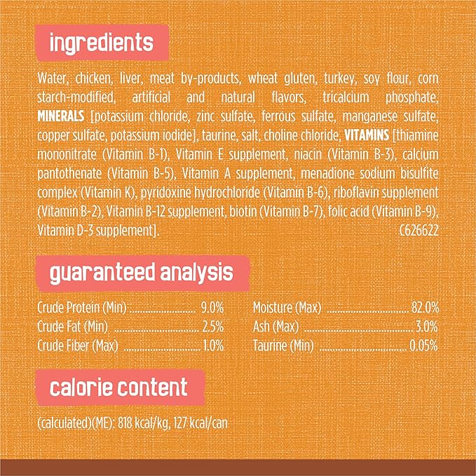 Purina Friskies Gravy Wet Cat Food, Extra Gravy Chunky With Chicken in Savory Gravy - (Pack of 24) 5.5 oz. Cans